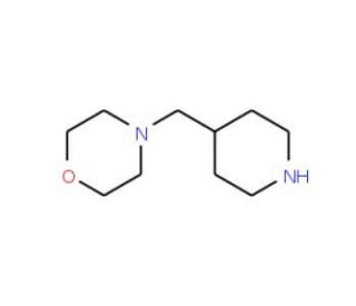 4-(Piperidin-4-ylmethyl)morpholine (CAS 81310-62-5) - chemical structure image