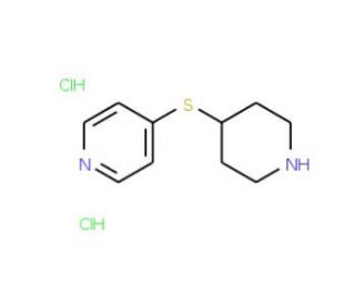 4-(Piperidin-4-ylsulphanyl)pyridine dihydrochloride - chemical structure image