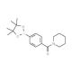 4-(Piperidine-1-carbonyl)phenylboronic acid pinacol ester (CAS 938043-31-3) - chemical structure image