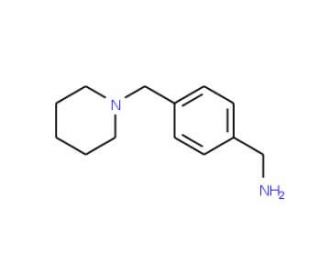 [4-(Piperidinomethyl)phenyl]methylamine (CAS 91271-81-7) - chemical structure image