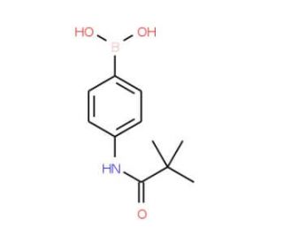 4-Pivalamidophenylboronic acid (CAS 182344-22-5) - chemical structure image