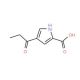 4-Propanoyl-1H-pyrrole-2-carboxylic acid (CAS 111468-94-1) - chemical structure image