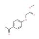 (4-Propionyl-phenoxy)-acetic acid (CAS 6501-31-1) - chemical structure image