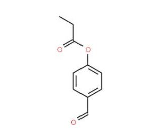 4-Propionyloxybenzaldehyde (CAS 50262-48-1) - chemical structure image
