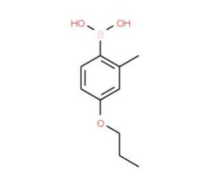 4-Propoxy-2-methylphenylboronic acid (CAS 956894-26-1) - chemical structure image