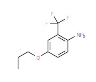 4-Propoxy-2-(trifluoromethyl)phenylamine - chemical structure image