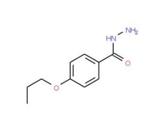 4-Propoxy-benzoic acid hydrazide (CAS 64328-60-5) - chemical structure image