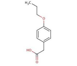 (4-Propoxy-phenyl)-acetic acid (CAS 26118-57-0) - chemical structure image