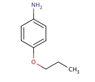 4-Propoxyaniline (CAS 4469-80-1) - chemical structure image