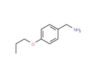 (4-propoxybenzyl)amine (CAS 21244-33-7) - chemical structure image