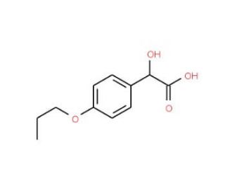 4-Propoxymandelic acid (CAS 79694-16-9) - chemical structure image