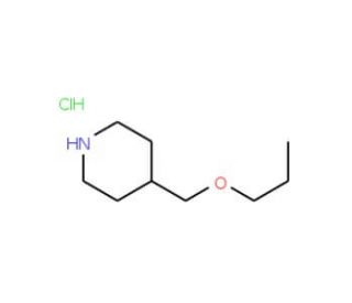 4-(Propoxymethyl)piperidine hydrochloride - chemical structure image