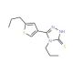 4-Propyl-5-(5-propylthien-3-yl)-4H-1,2,4-triazole-3-thiol - chemical structure image
