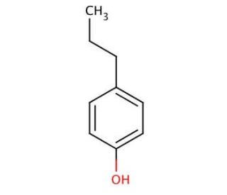 4-Propylphenol (CAS 645-56-7) - chemical structure image