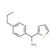 (4-propylphenyl)(thien-2-yl)methylamine - chemical structure image