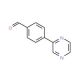 4-(Pyrazin-2-yl)benzenecarboxaldehyde (CAS 127406-08-0) - chemical structure image