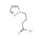 4-Pyrazol-1-yl-butyric acid (CAS 110525-56-9) - chemical structure image