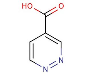 4-Pyridazinecarboxylic acid (CAS 50681-25-9) - chemical structure image