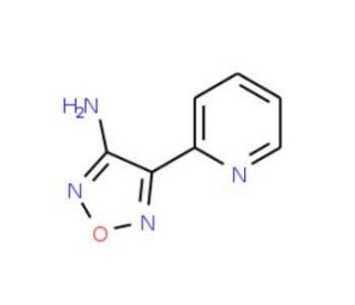 4-(pyridin-2-yl)-1,2,5-oxadiazol-3-amine - chemical structure image