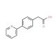 (4-Pyridin-2-yl-phenyl)acetic acid (CAS 51061-67-7) - chemical structure image