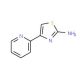 4-Pyridin-2-yl-thiazol-2-ylamine (CAS 30235-26-8) - chemical structure image