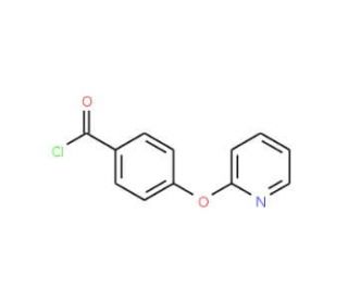 4-(Pyridin-2-yloxy)benzoyl chloride (CAS 51363-01-0) - chemical structure image