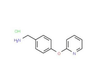 4-(Pyridin-2-yloxy)benzylamine hydrochloride - chemical structure image