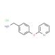 4-(Pyridin-2-yloxy)benzylamine hydrochloride - chemical structure image