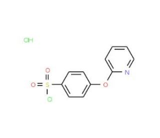 4-(Pyridin-2-yloxy)phenylsulphonyl chloride hydrochloride - chemical structure image