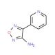 4-pyridin-3-yl-1,2,5-oxadiazol-3-amine - chemical structure image