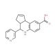 4-Pyridin-3-yl-3a,4,5,9b-tetrahydro-3H-cyclopenta[c]quinoline-8-carboxylic acid - chemical structure image