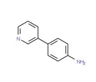 4-(Pyridin-3-yl)aniline (CAS 82261-42-5) - chemical structure image