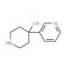 4-(Pyridin-3-yl)piperidin-4-ol (CAS 50461-59-1) - chemical structure image