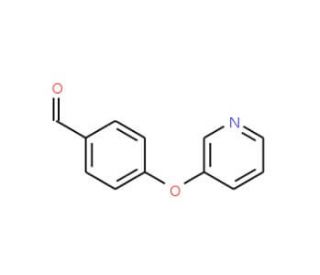 4-(Pyridin-3-yloxy)benzaldehyde (CAS 87626-41-3) - chemical structure image