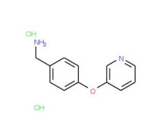 4-(Pyridin-3-yloxy)-benzylamine dihydrochloride - chemical structure image