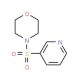 4-(Pyridin-3-ylsulphonyl)morpholine (CAS 26103-48-0) - chemical structure image