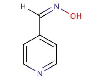 4-Pyridinealdoxime (CAS 696-54-8) - chemical structure image
