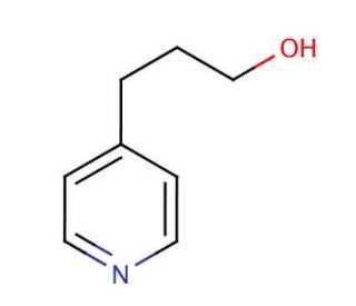 4-Pyridinepropanol (CAS 2629-72-3) - chemical structure image
