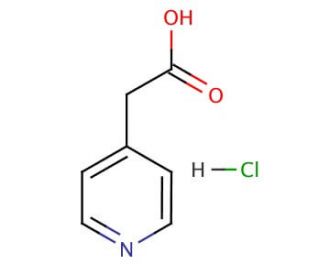 4-Pyridylacetic acid hydrochloride (CAS 6622-91-9) - chemical structure image