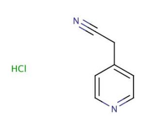 4-Pyridylacetonitrile hydrochloride (CAS 92333-25-0) - chemical structure image