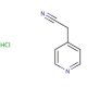 4-Pyridylacetonitrile hydrochloride (CAS 92333-25-0) - chemical structure image
