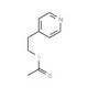4-Pyridylethyl Thiolacetate (CAS 385398-71-0) - chemical structure image