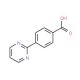 4-(Pyrimidin-2-yl)benzoic acid (CAS 199678-12-1) - chemical structure image