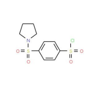 4-(Pyrrolidin-1-ylsulphonyl)benzenesulphonyl chloride (CAS 165669-32-9) - chemical structure image