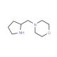 4-(Pyrrolidin-2-ylmethyl)morpholine (CAS 215503-90-5) - chemical structure image