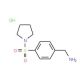 [4-(pyrrolidine-1-sulfonyl)phenyl]methanamine hydrochloride - chemical structure image