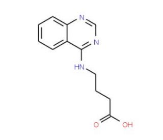 4-(Quinazolin-4-ylamino)-butyric acid - chemical structure image