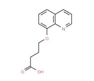 4-(Quinolin-8-yloxy)-butyric acid - chemical structure image