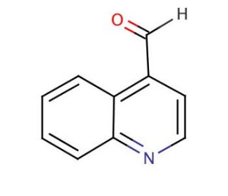 4-Quinolinecarboxaldehyde (CAS 4363-93-3) - chemical structure image
