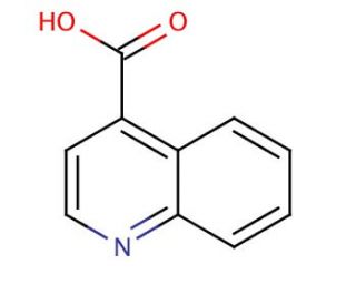 4-Quinolinecarboxylic acid (CAS 486-74-8) - chemical structure image